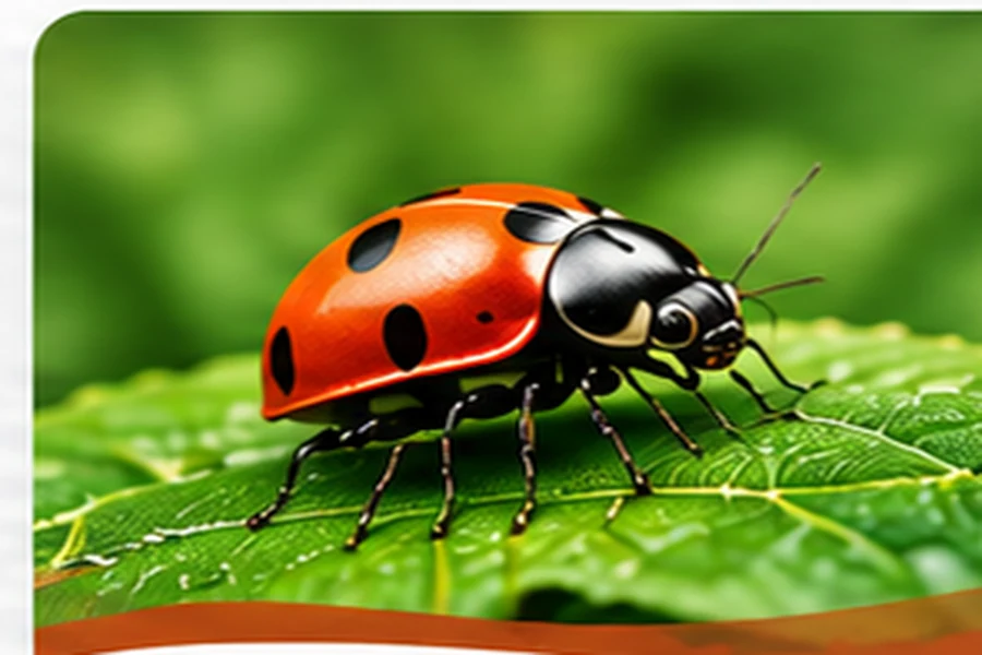 Insectă pe frunză pentru categoria insecticide