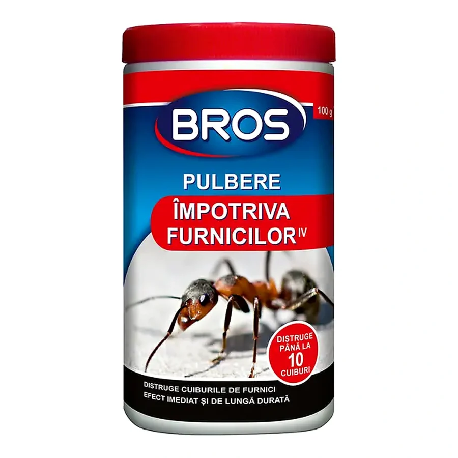 Pulbere pentru furnici 100 g (cutie cu dozator)- BROS