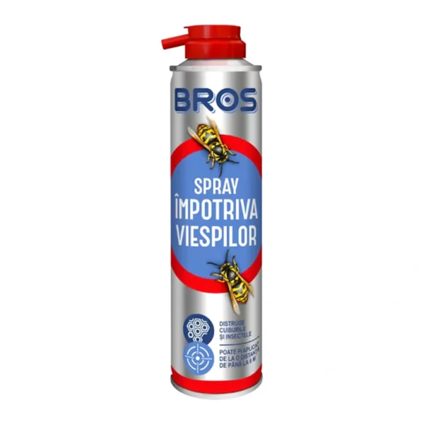 Spray extinctor pentru Viespi 300 ml (eficient de la 6 m) - BROS
