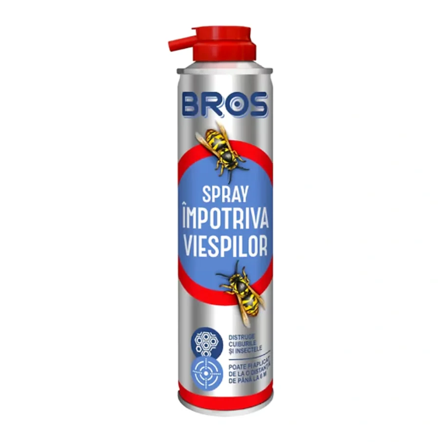 Spray extinctor pentru Viespi 300 ml (eficient de la 6 m) - BROS