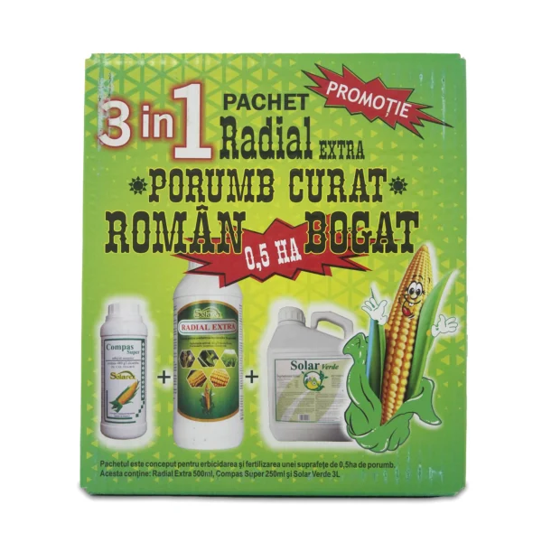 PACHET RADIAL, 0,5ha
